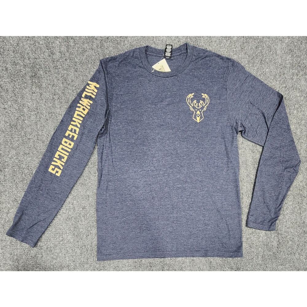 Milwaukee Bucks NBA Long Sleeve T-Shirt Founding Partner Froedtert Size Small